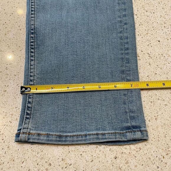 NWT Seven 7 For All Mankind Jeans Mens Size 36 Slimmy Straight Light Denim - Picture 13 of 14